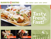 Tablet Screenshot of burritobistro.com